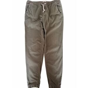 Marine Layer Jogger Pants Mens Large Khaki Drawstring Casual Lounge Pants
